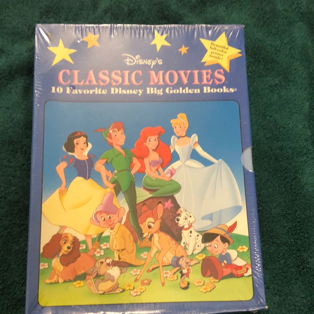 🔥HOST PICK🔥NWOT Never opened 10  Disney Big Golden Books